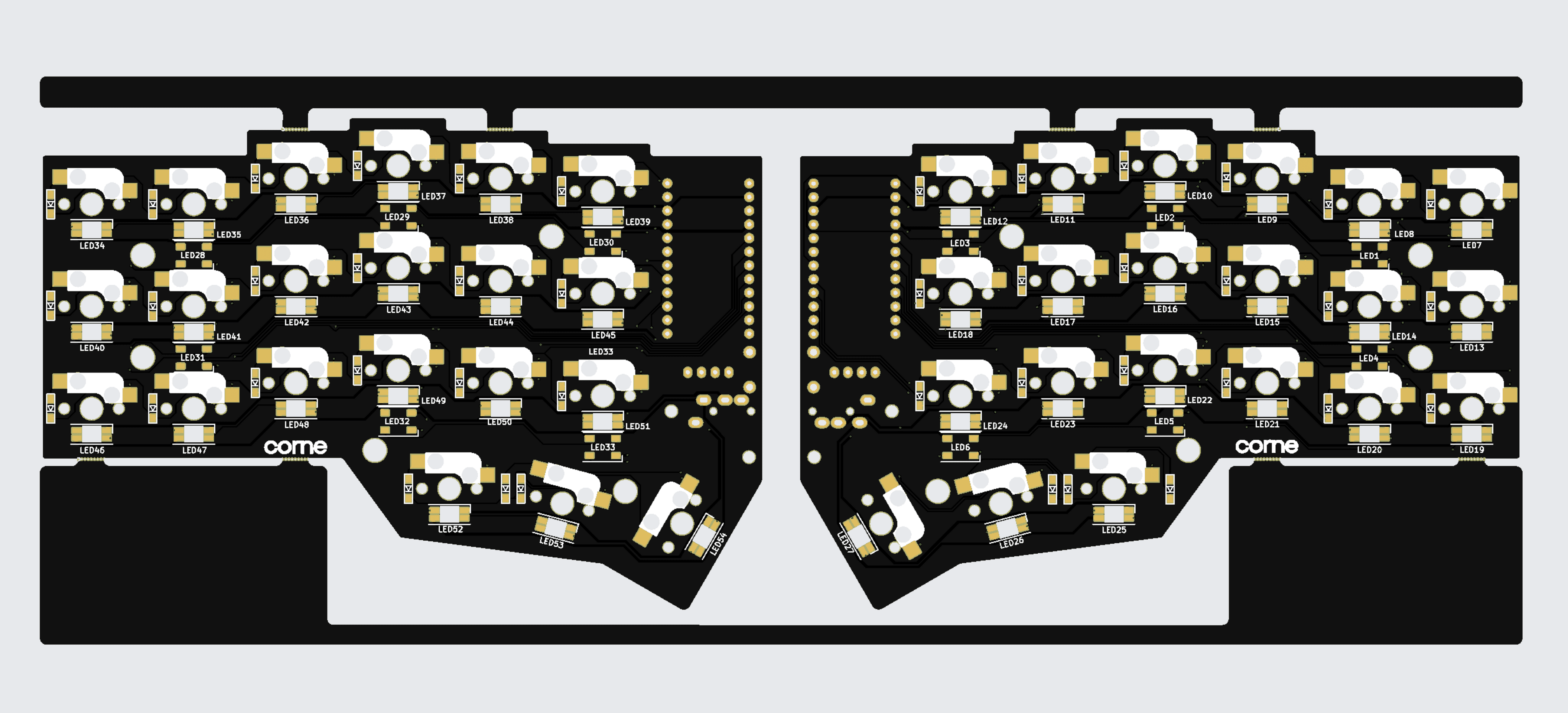 Kit Corne MX V3 Hotswap Split Ergo 40% - 2